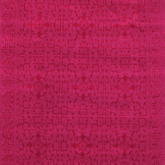 Machine Washable Abstract Pink Contemporary Rug, wshcon266pnk
