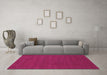 Machine Washable Abstract Purple Contemporary Area Rugs in a Living Room, wshcon266pur