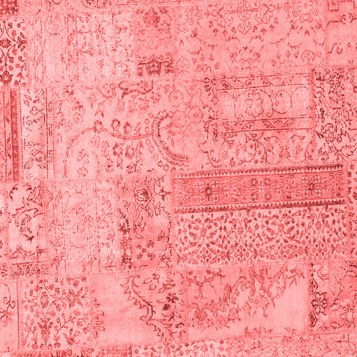 Patchwork Red Transitional Area Rugs