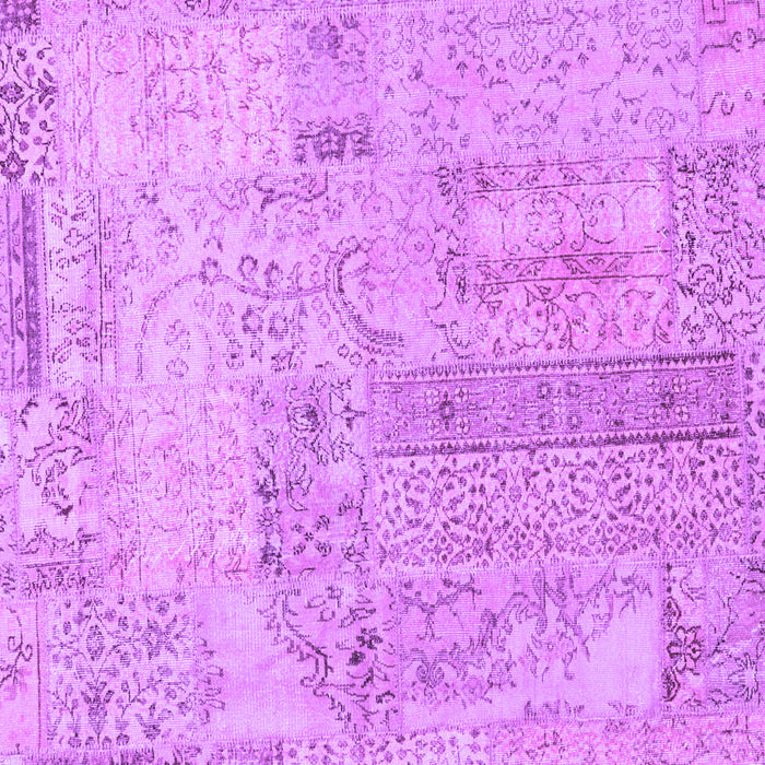 Patchwork Purple Transitional Rug, con2670pur
