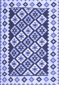 Southwestern Blue Country Rug, con2671blu