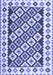 Southwestern Blue Country Rug, con2671blu