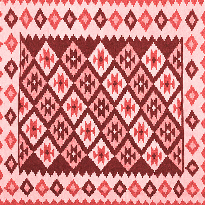 Machine Washable Southwestern Red Country Rug, wshcon2671red