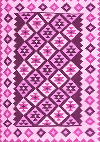 Southwestern Pink Country Rug, con2671pnk