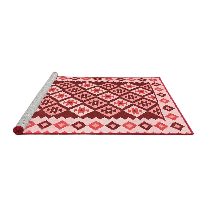 Country Red Washable Rugs