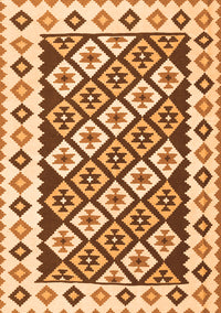 Southwestern Orange Country Rug, con2671org