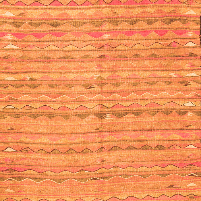 Serging Thickness of Machine Washable Southwestern Orange Country Area Rugs, wshcon2672org