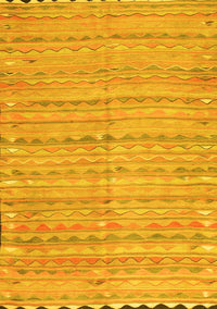 Southwestern Yellow Country Rug, con2672yw