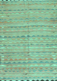 Southwestern Turquoise Country Rug, con2672turq