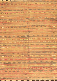 Southwestern Brown Country Rug, con2672brn