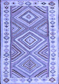 Southwestern Blue Country Rug, con2673blu