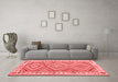 Country Red Washable Rugs