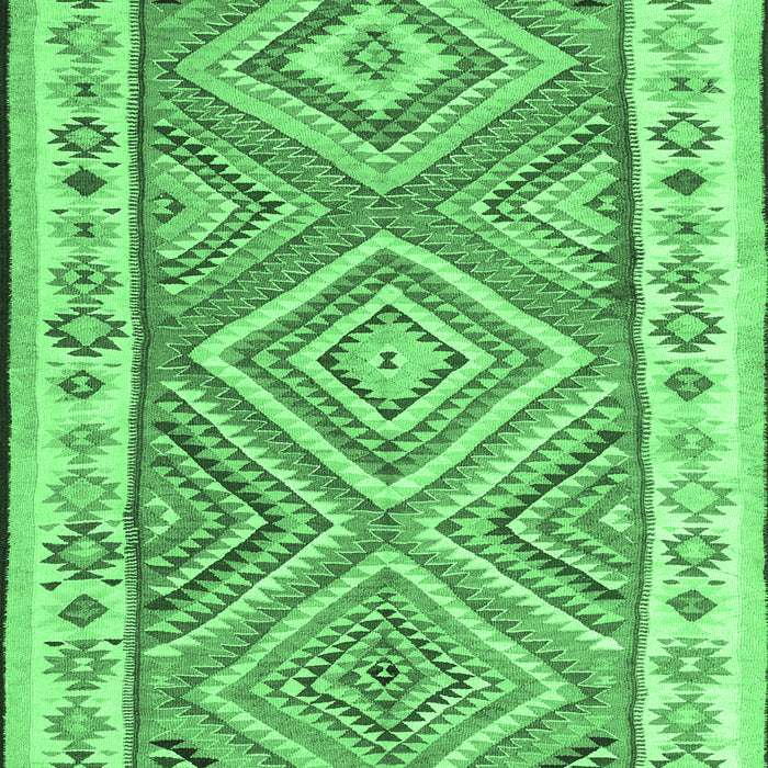 Southwestern Emerald Green Country Rug, con2673emgrn