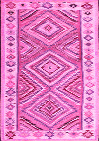 Southwestern Pink Country Rug, con2673pnk