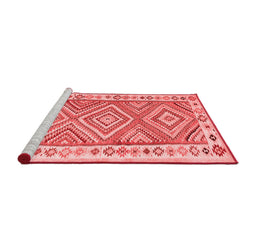 Country Red Washable Rugs