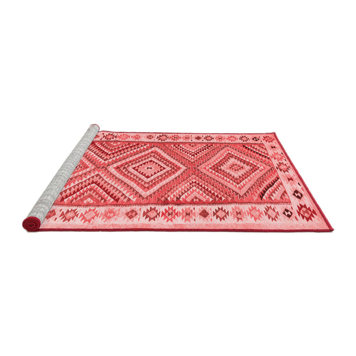 Country Red Washable Rugs
