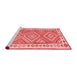 Country Red Washable Rugs