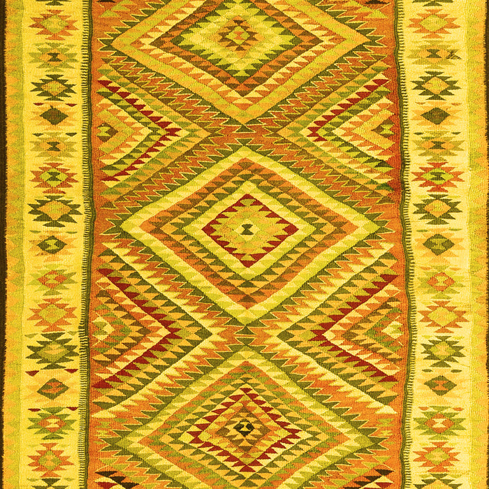Southwestern Yellow Country Rug, con2673yw