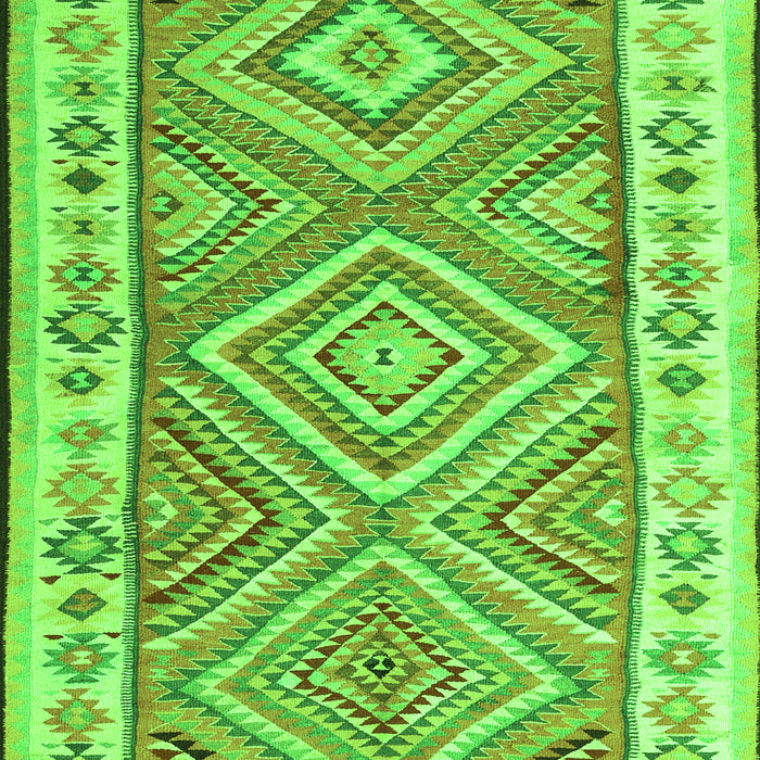 Southwestern Green Country Rug, con2673grn