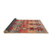 Thickness of Contemporary Light Copper Gold Southwestern Rug, con2674