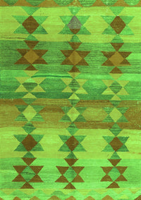 Southwestern Green Country Rug, con2674grn