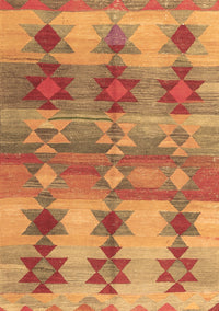 Southwestern Brown Country Rug, con2674brn