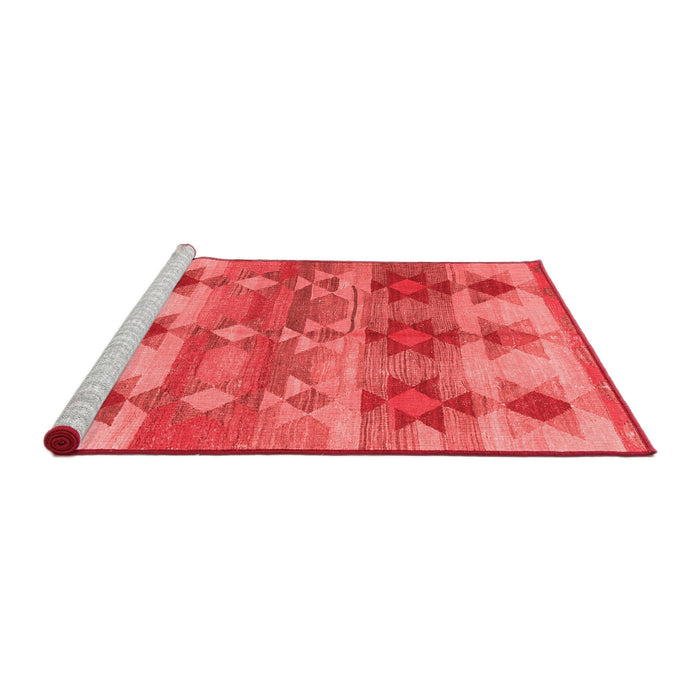 Country Red Washable Rugs