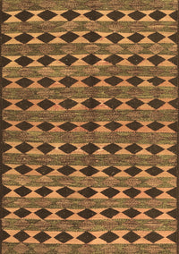 Abstract Brown Contemporary Rug, con2675brn