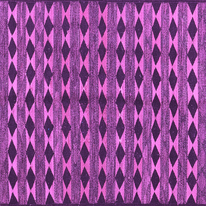 Square Abstract Purple Contemporary Rug, con2675pur