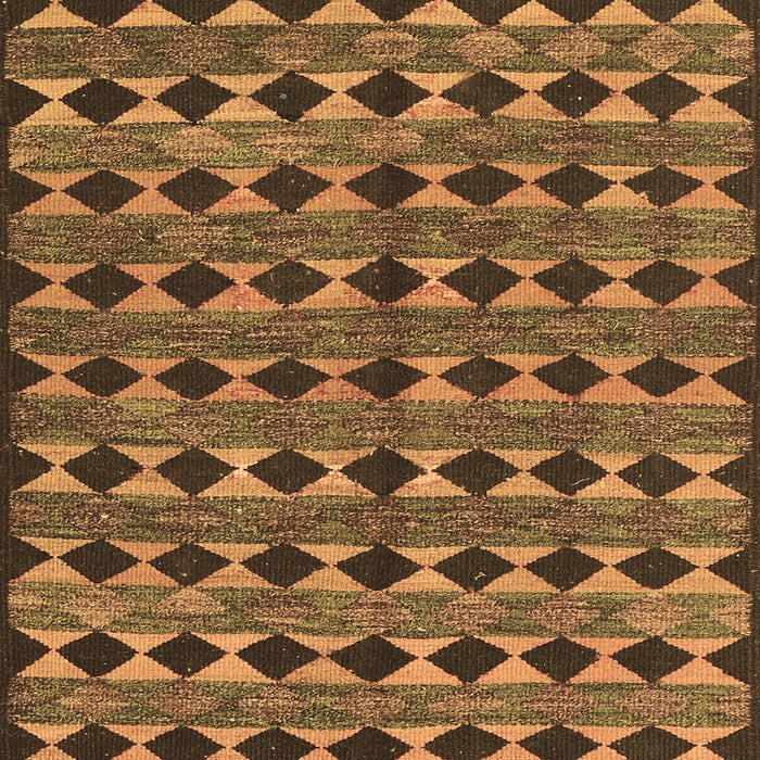 Machine Washable Abstract Brown Contemporary Rug, wshcon2675brn