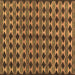 Square Abstract Brown Contemporary Rug, con2675brn