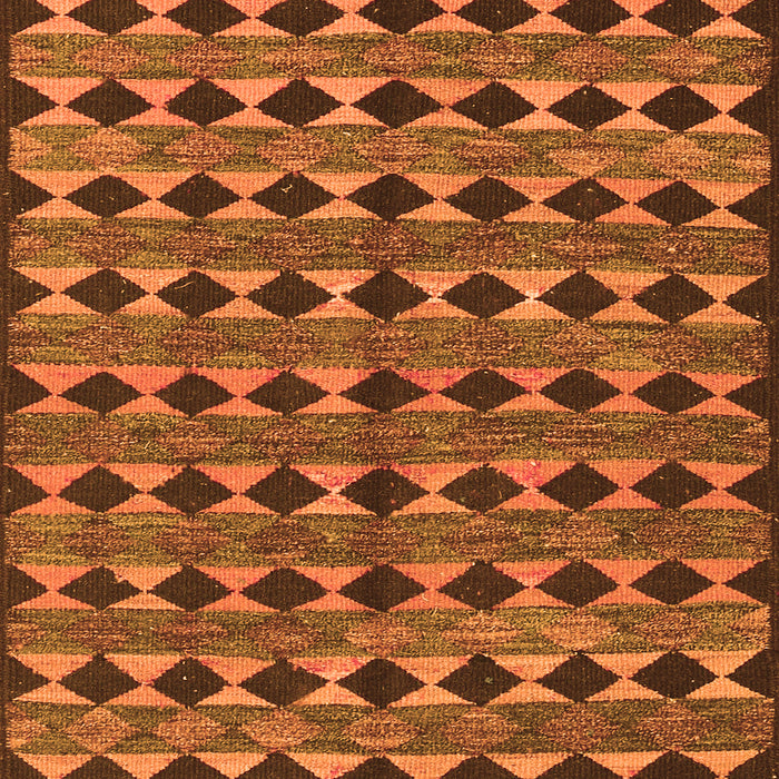 Abstract Orange Contemporary Rug, con2675org