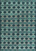 Machine Washable Abstract Light Blue Contemporary Rug, wshcon2675lblu