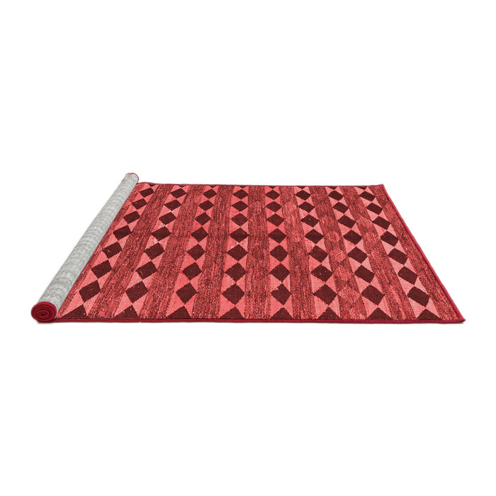 Contemporary Red Washable Rugs