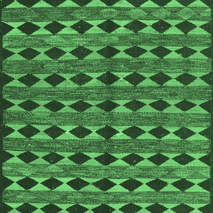 Abstract Emerald Green Contemporary Rug, con2675emgrn