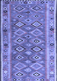 Southwestern Blue Country Rug, con2676blu