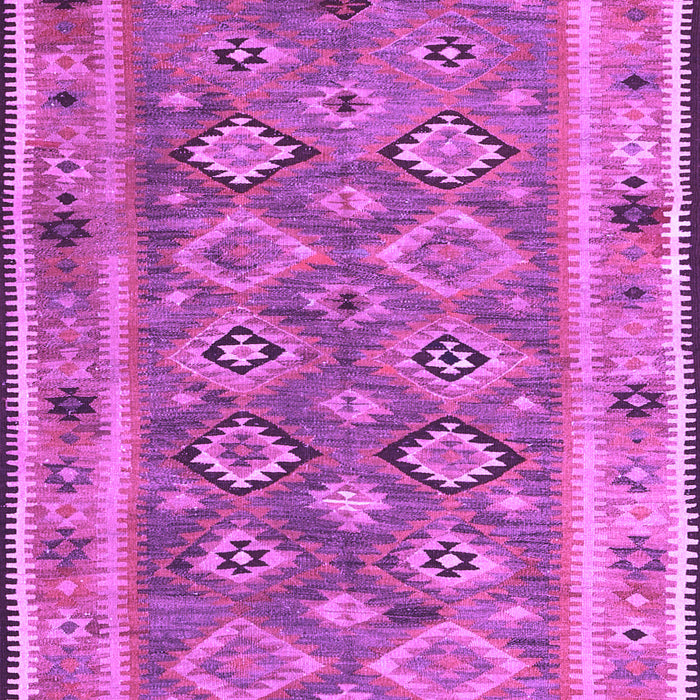 Machine Washable Southwestern Purple Country Area Rugs, wshcon2676pur