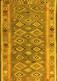 Southwestern Yellow Country Rug, con2676yw