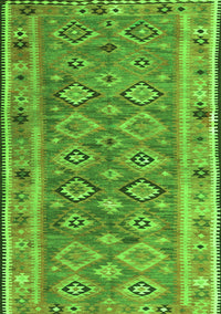 Southwestern Green Country Rug, con2676grn