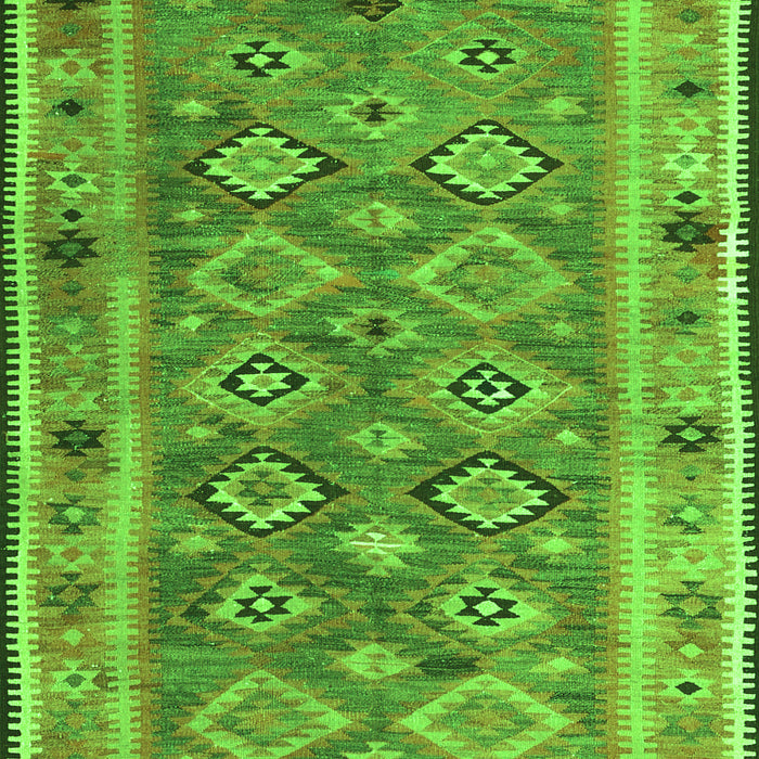 Southwestern Green Country Rug, con2676grn