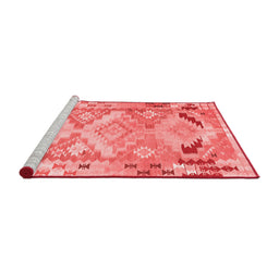 Country Red Washable Rugs