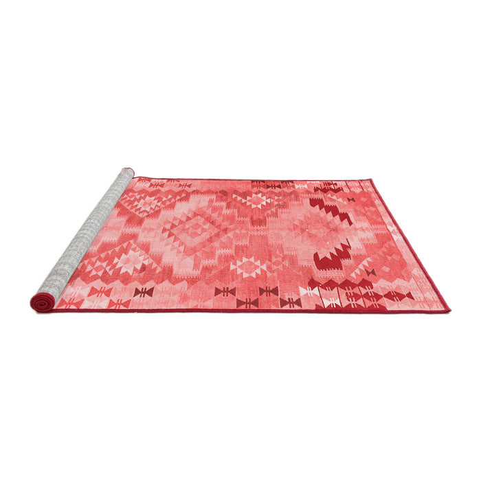 Country Red Washable Rugs