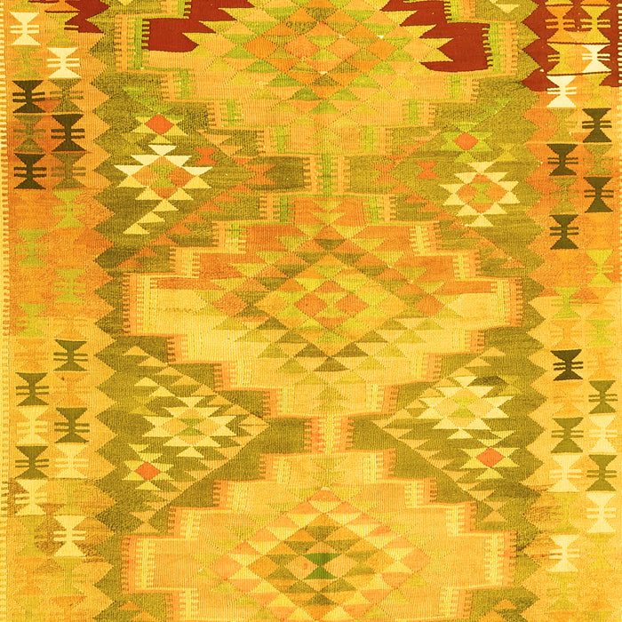 Southwestern Yellow Country Rug, con2677yw