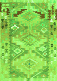 Southwestern Green Country Rug, con2677grn