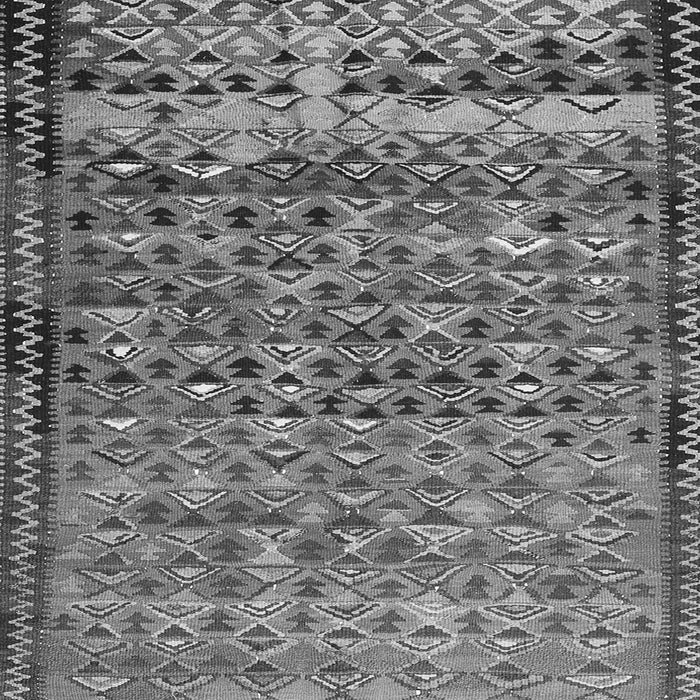 Serging Thickness of Abstract Gray Contemporary Rug, con2678gry