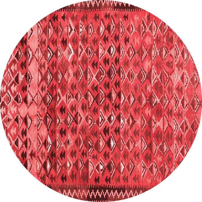 Abstract Red Contemporary Rug, con2678red
