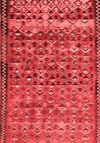 Abstract Red Contemporary Rug, con2678red