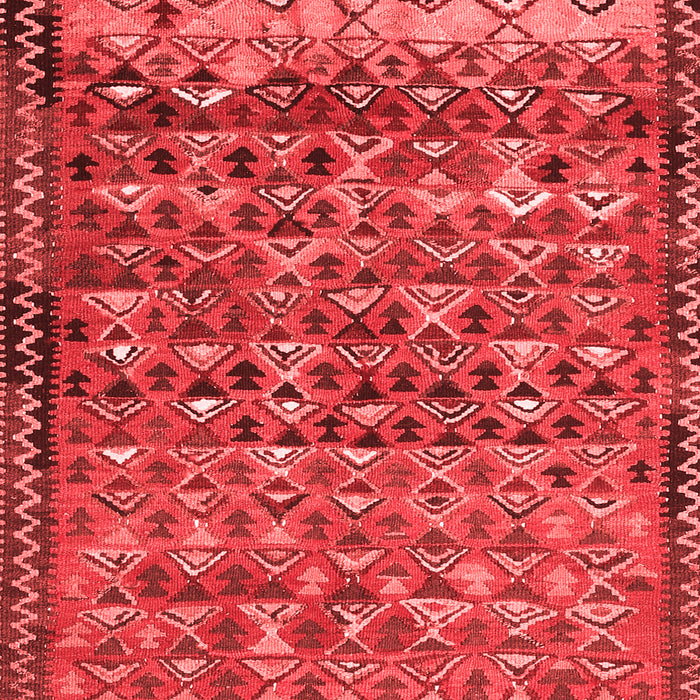 Abstract Red Contemporary Area Rugs