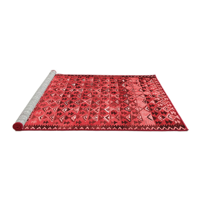 Contemporary Red Washable Rugs