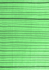 Solid Emerald Green Modern Rug, con2679emgrn